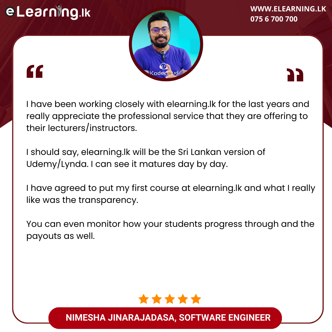 Reviews | The Premier Online Learning & Teaching Platform in Sri Lanka