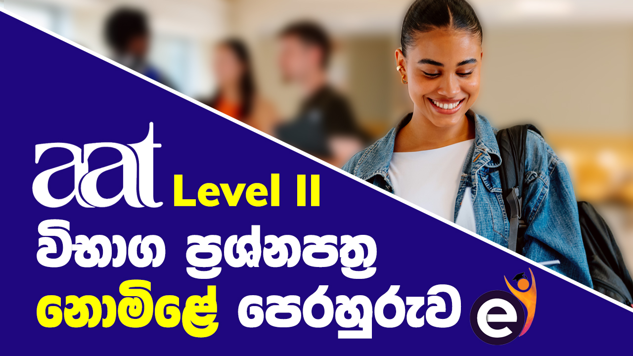 AAT Level 2 Online Past Paper Revision Class Course in Sri Lanka for IT ...