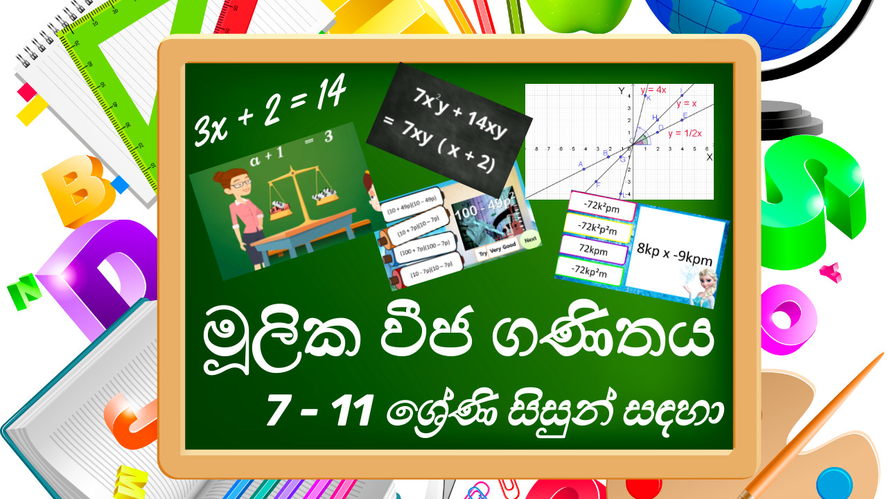 Basic Algebra for Secondary Classes The Premier Online Learning