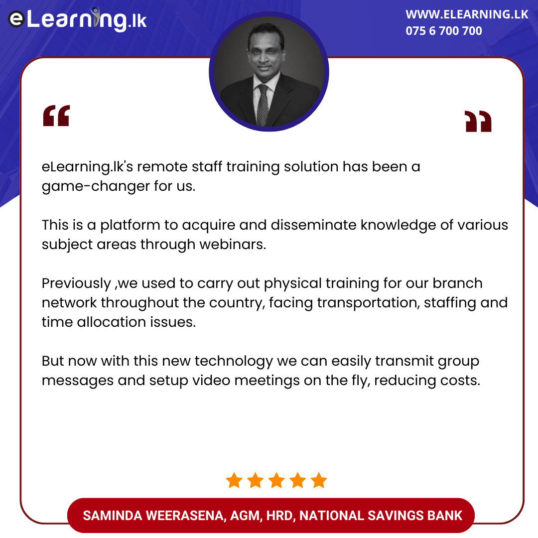 Reviews | The Premier Online Learning & Teaching Platform in Sri Lanka