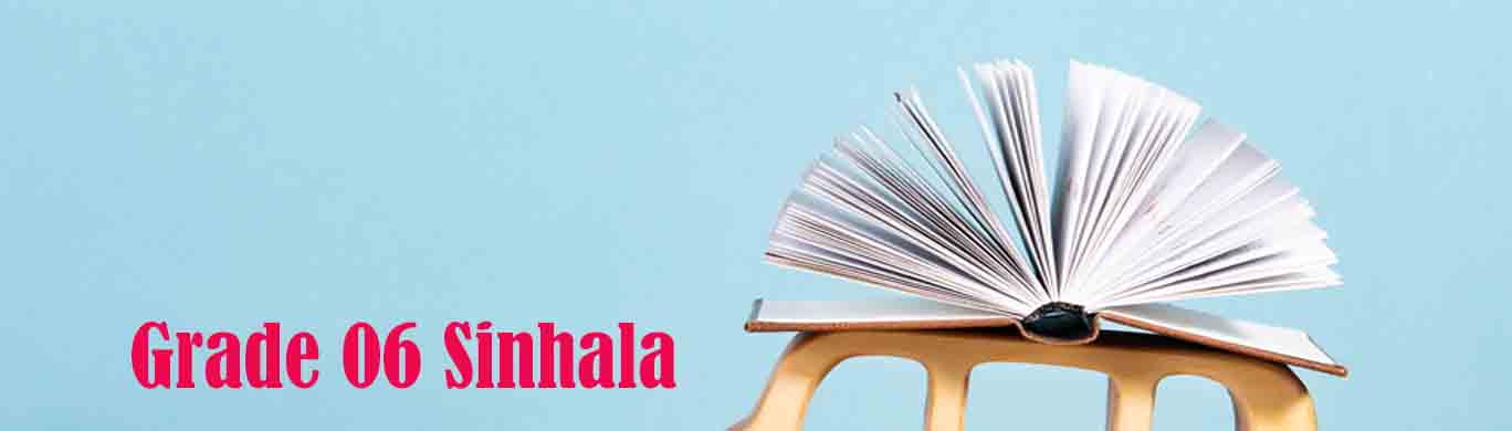 Let's learn Sinhala in Grade 06 | 6 වසර සිංහල භාෂාව හා සාහිත්&zwj;යය